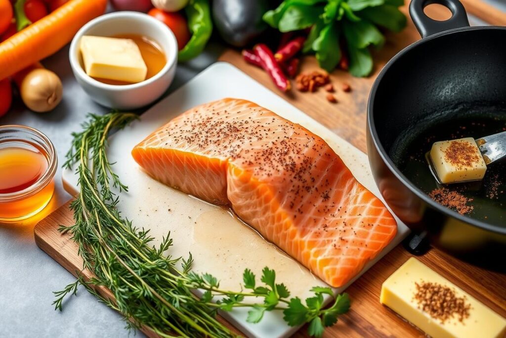 Cajun Honey Butter Salmon Preparation Cajun Honey Butter Salmon Preparation